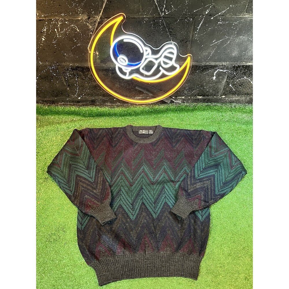 VTG Peter England for Anderson Little/Richmond Bros Men XL Wool Crewneck Sweater